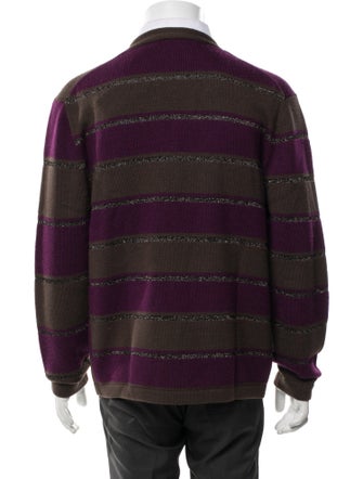 Marc by Marc Jacobs Striped V-Neck Cardigan