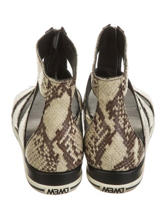 Marc by Marc Jacobs Snakeskin Animal Print Gladiator Sandals