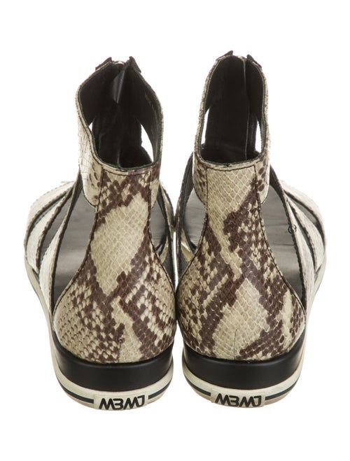 Marc by Marc Jacobs Snakeskin Animal Print Gladiator Sandals