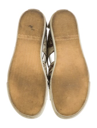 Marc by Marc Jacobs Snakeskin Animal Print Gladiator Sandals