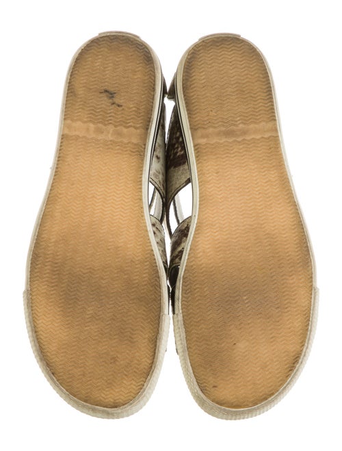 Marc by Marc Jacobs Snakeskin Animal Print Gladiator Sandals