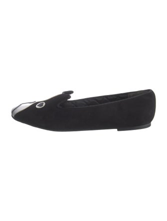 Marc by Marc Jacobs Suede Grosgrain Trim Loafers