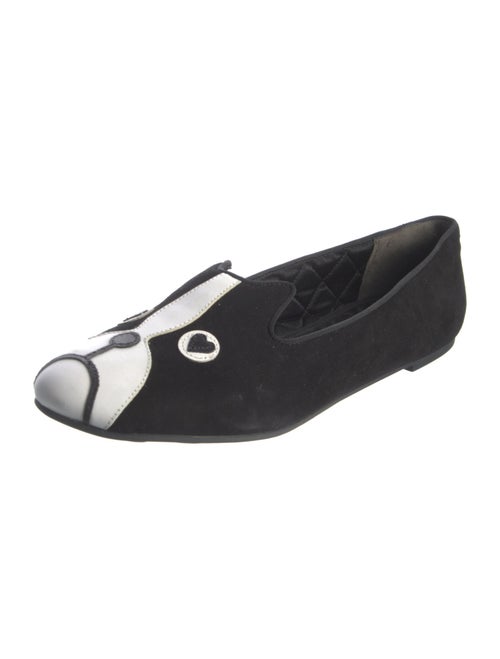 Marc by Marc Jacobs Suede Grosgrain Trim Loafers