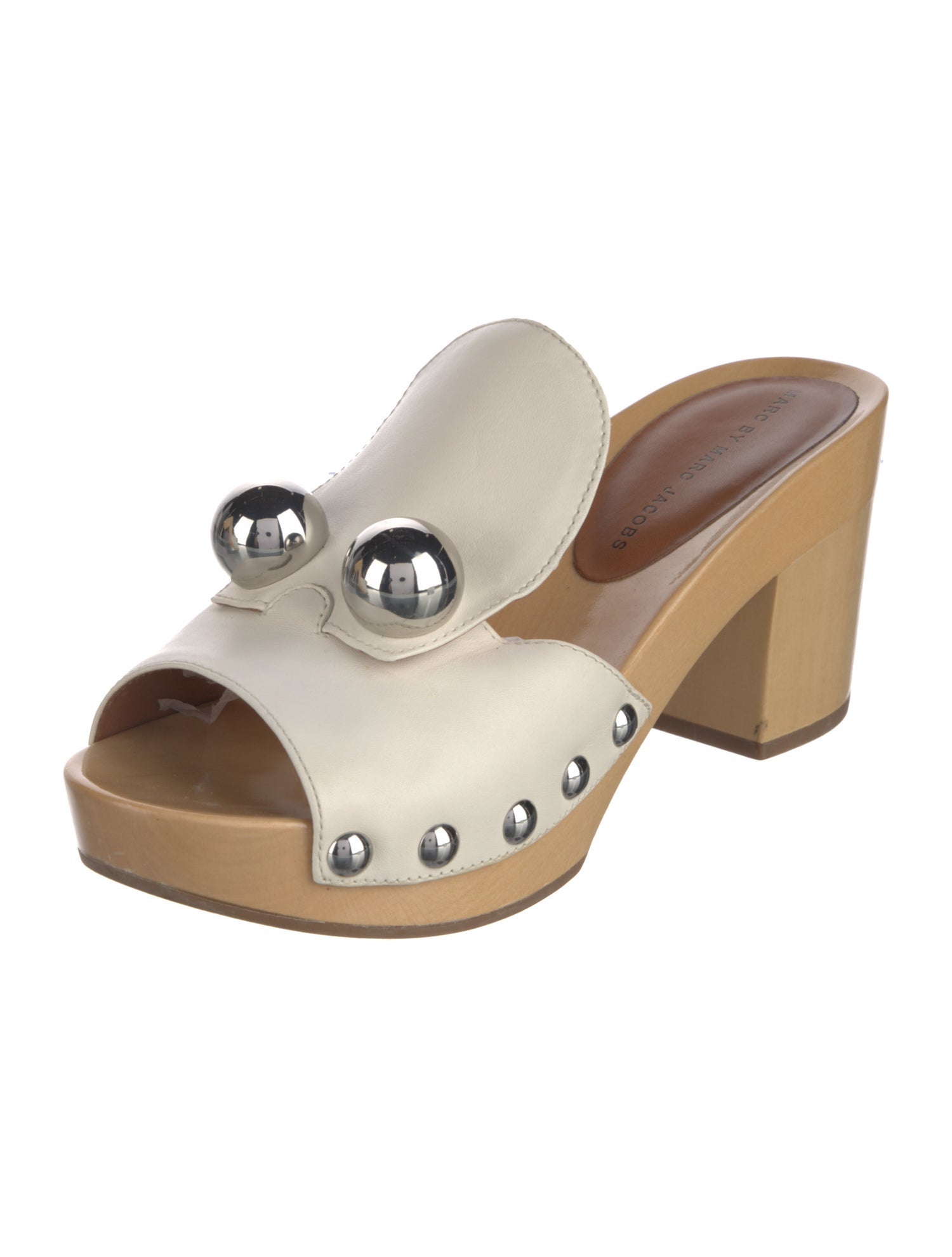 Marc by Marc Jacobs Leather Slides