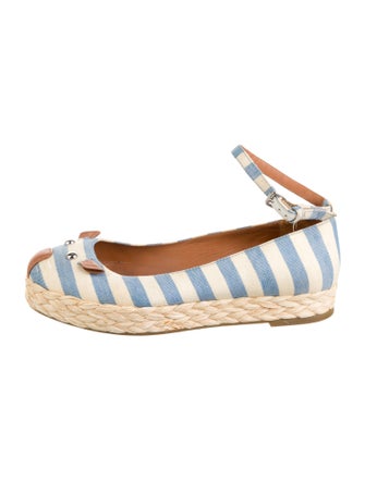 Marc by Marc Jacobs Canvas Striped Espadrilles