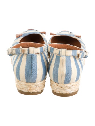 Marc by Marc Jacobs Canvas Striped Espadrilles