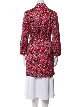 Marc by Marc Jacobs Animal Print Trench Coat