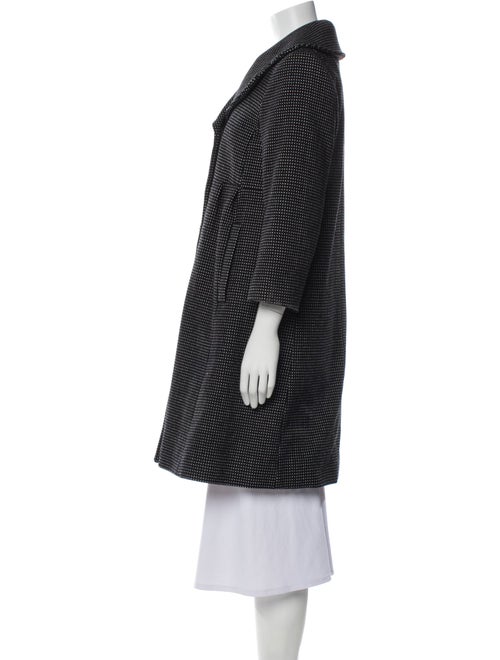 Marc by Marc Jacobs Wool Plaid Print Peacoat