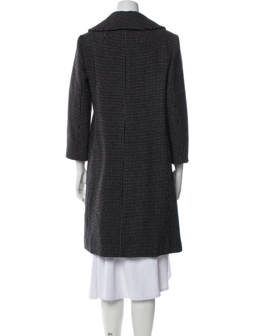 Marc by Marc Jacobs Wool Plaid Print Peacoat