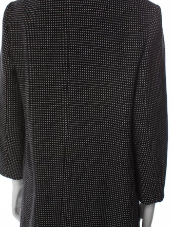 Marc by Marc Jacobs Wool Plaid Print Peacoat