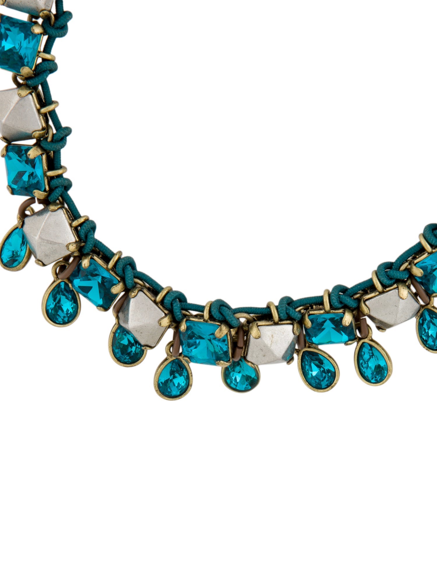 Marc by Marc Jacobs Crystal & Cord Pendant Necklace