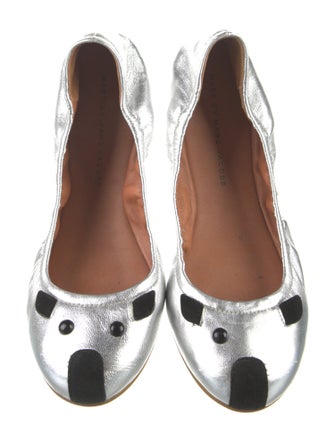 Marc by Marc Jacobs Leather Studded Accents Ballet Flats