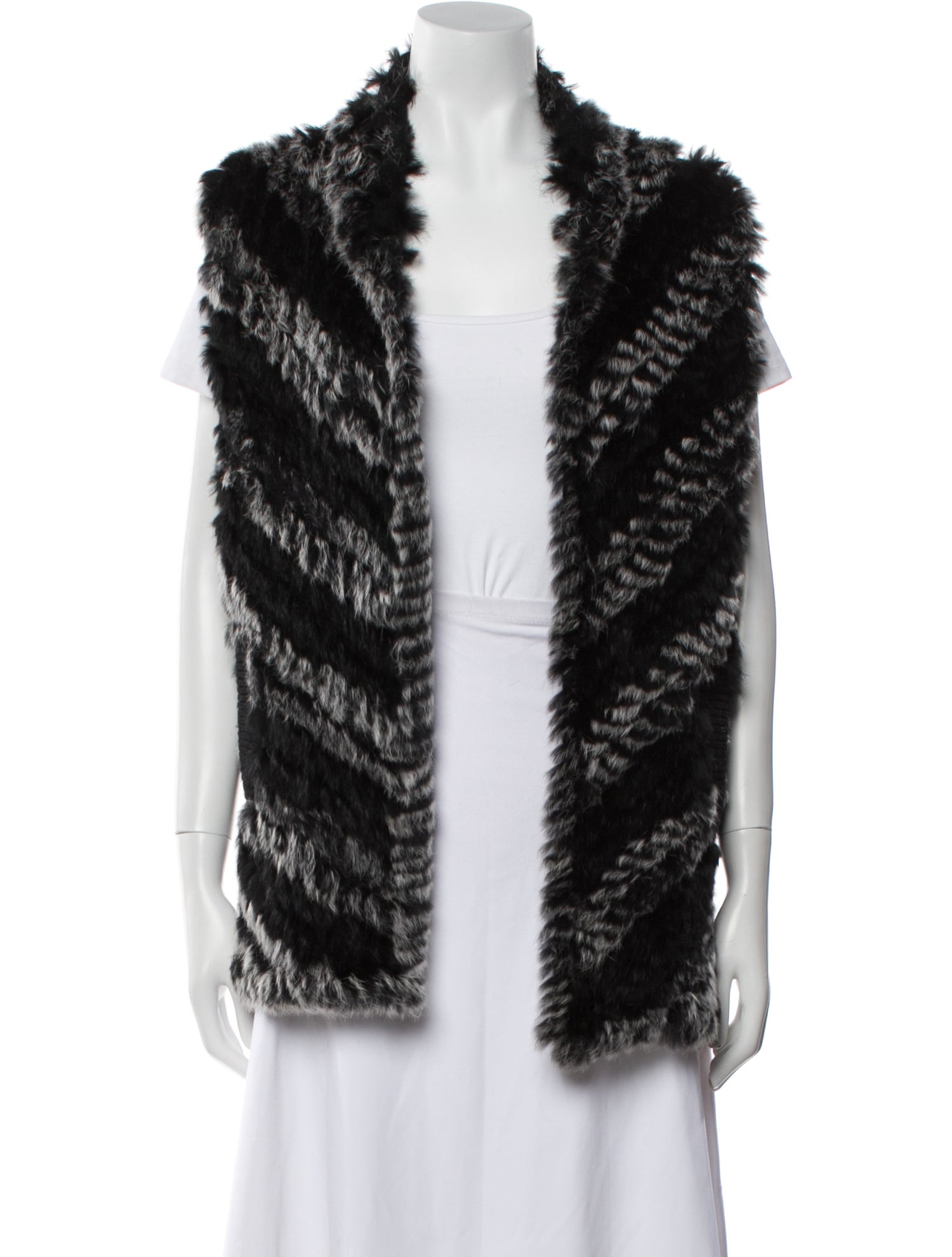 Marc by Marc Jacobs Fur Striped Fur Jacket