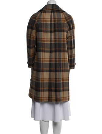 Marc by Marc Jacobs Plaid Print Peacoat