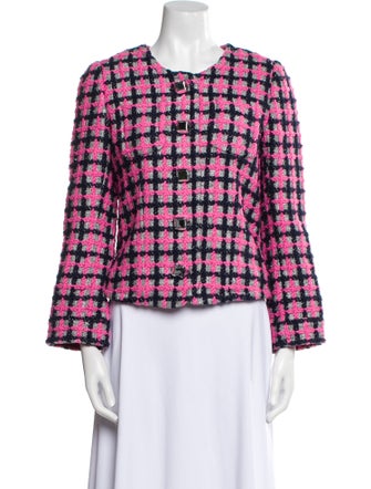 Marc by Marc Jacobs Wool Plaid Print Jacket