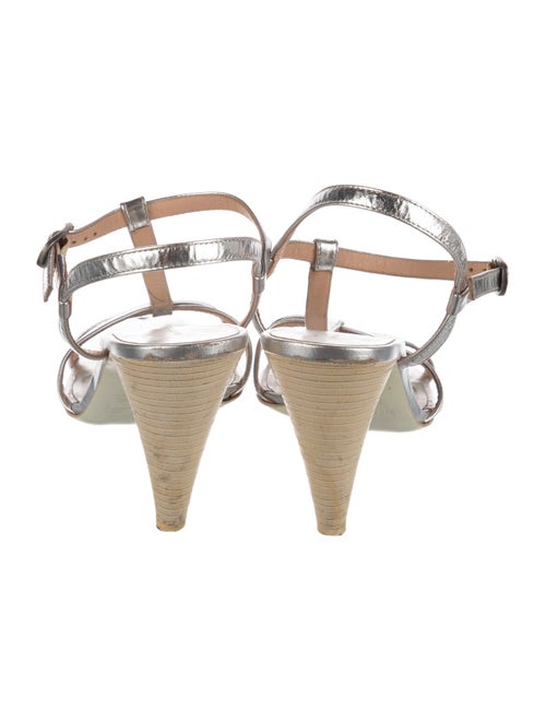 Marc by Marc Jacobs Leather T-Strap Sandals