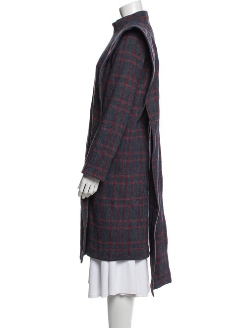 Marc by Marc Jacobs Wool Plaid Print Coat