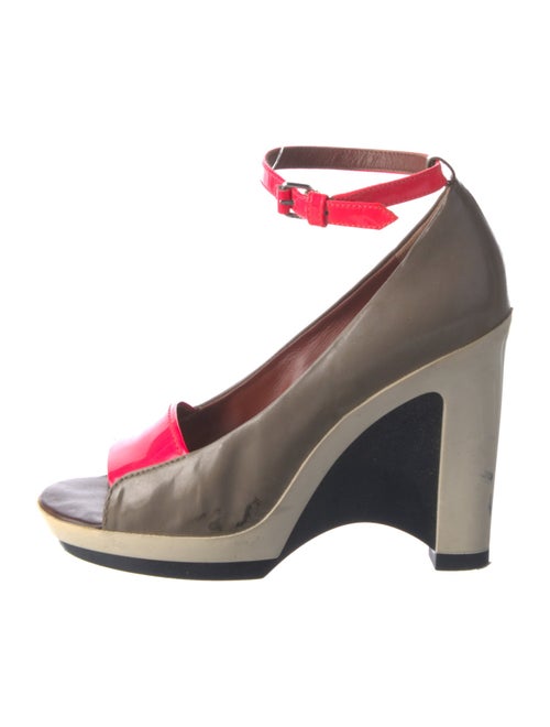 Marc by Marc Jacobs Leather Printed Sandals