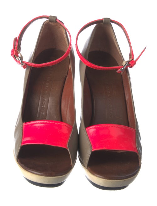 Marc by Marc Jacobs Leather Printed Sandals