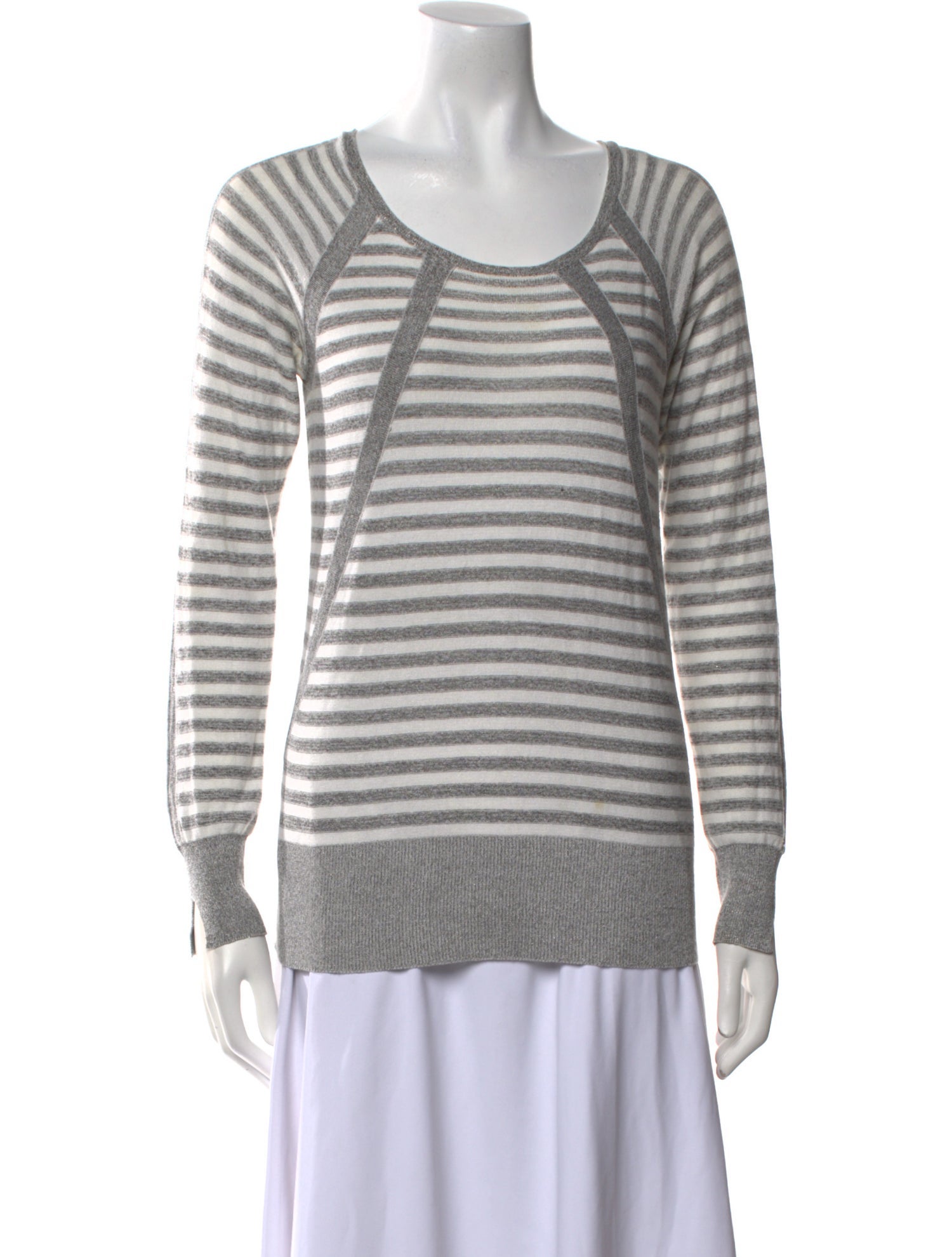 Marc by Marc Jacobs Striped Scoop Neck Sweater