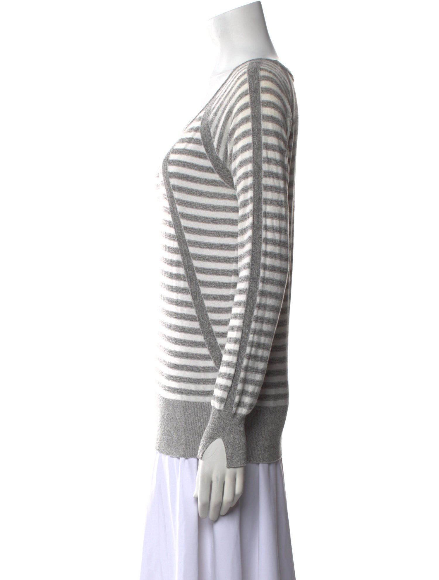 Marc by Marc Jacobs Striped Scoop Neck Sweater