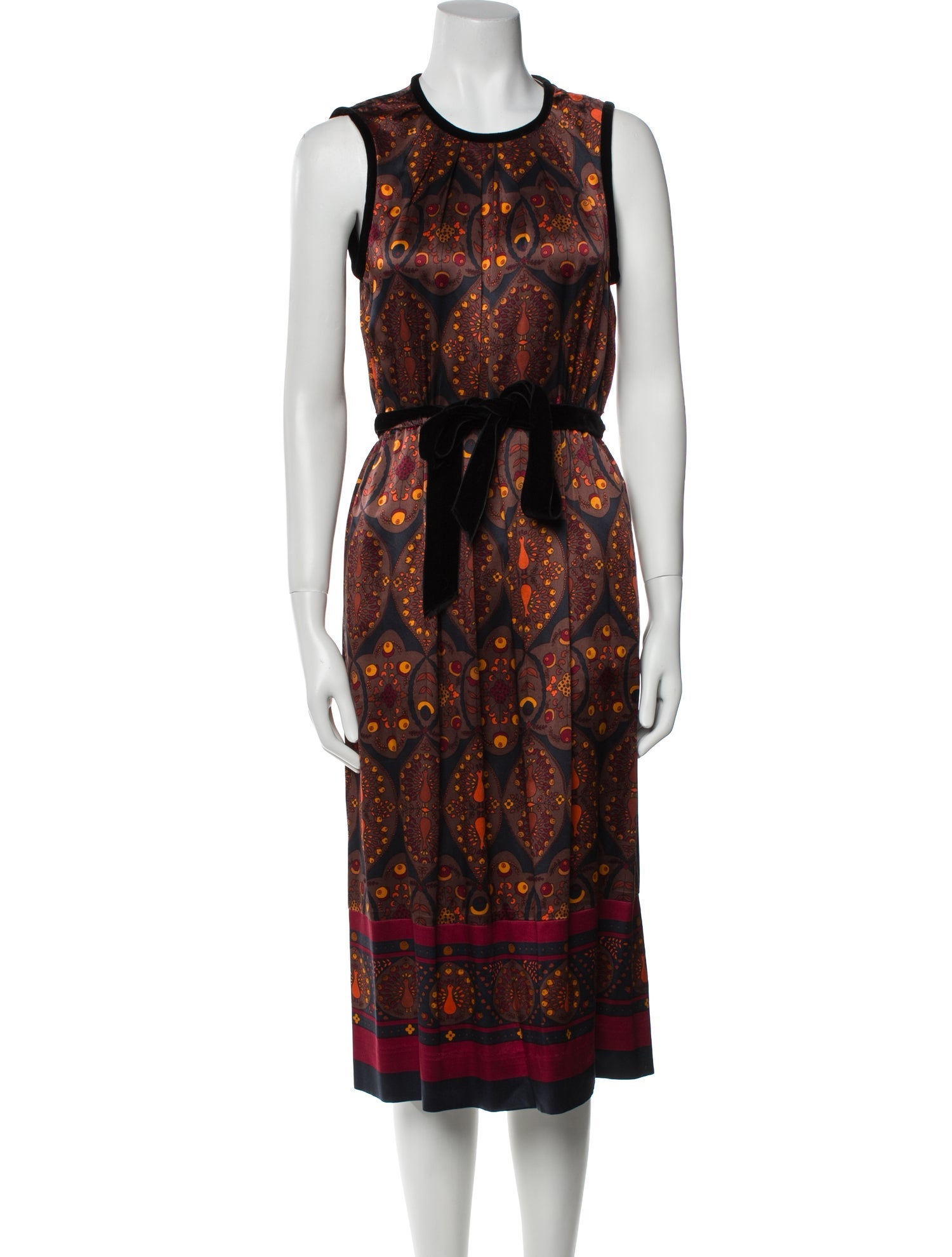 Marc by Marc Jacobs Silk Midi Length Dress