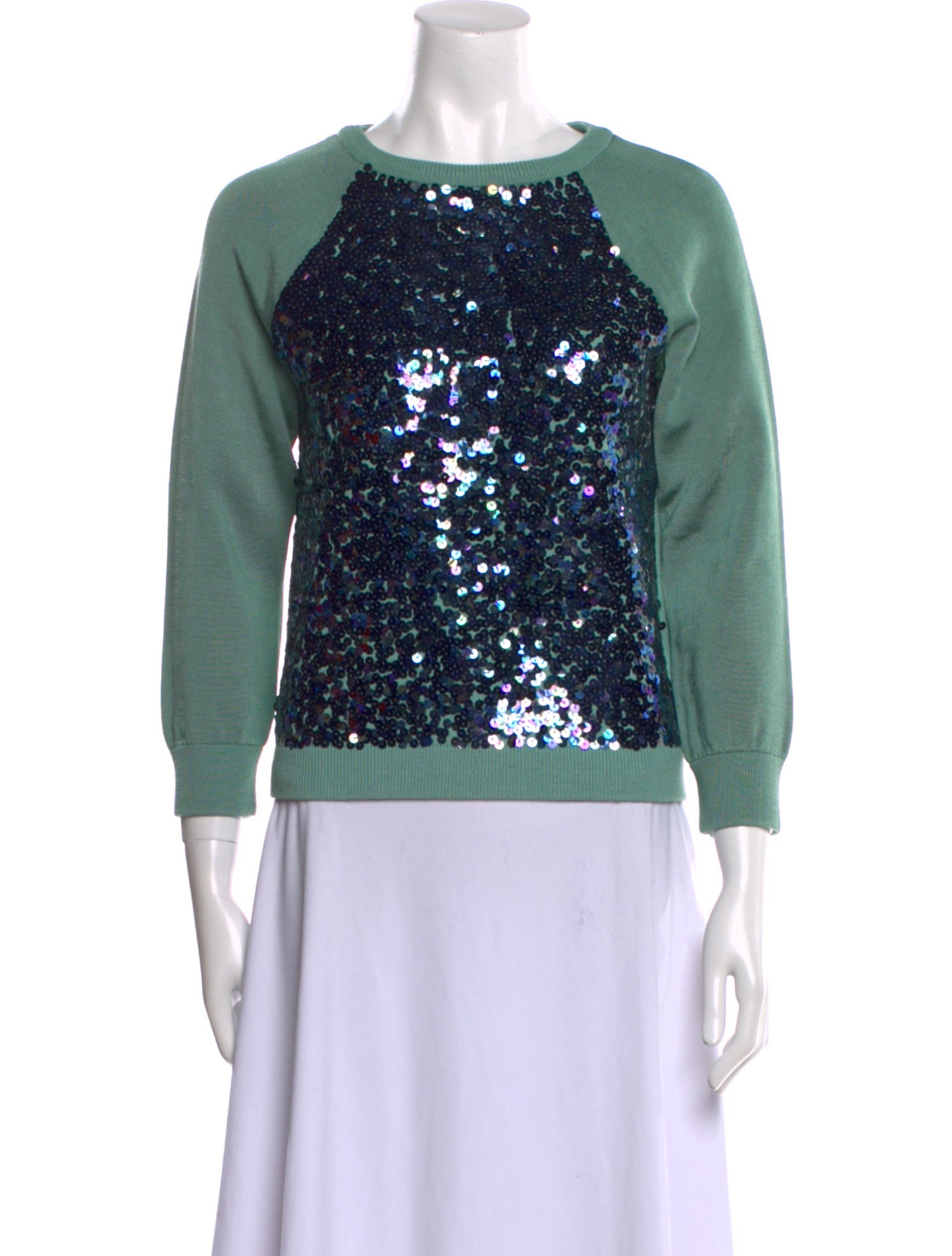 Marc by Marc Jacobs Silk Crew Neck Sweater