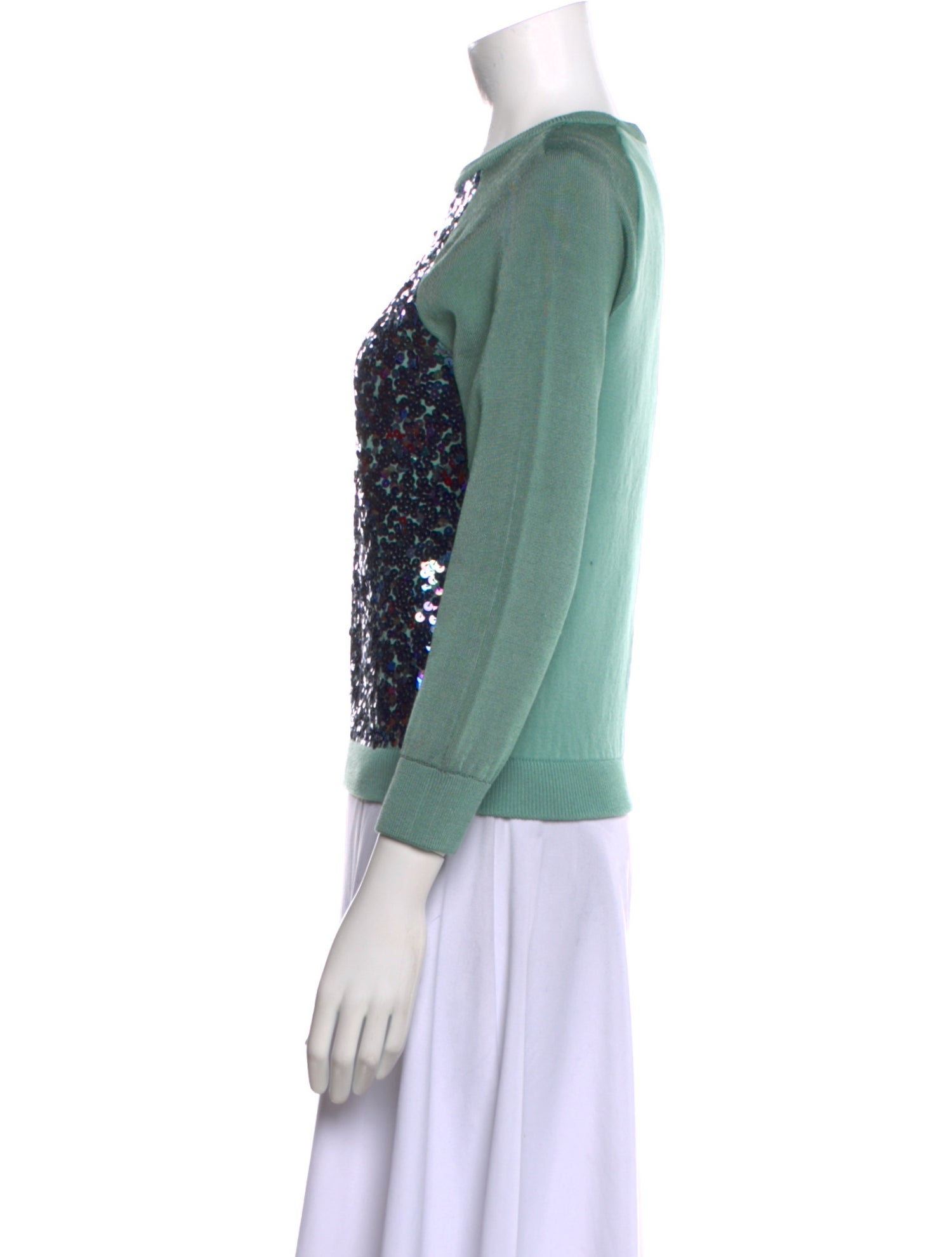 Marc by Marc Jacobs Silk Crew Neck Sweater