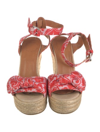 Marc by Marc Jacobs Satin Floral Print Espadrilles
