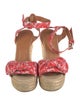 Marc by Marc Jacobs Satin Floral Print Espadrilles