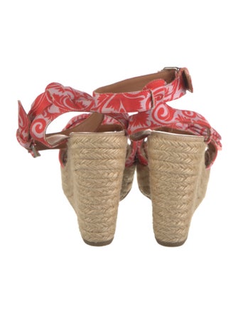 Marc by Marc Jacobs Satin Floral Print Espadrilles