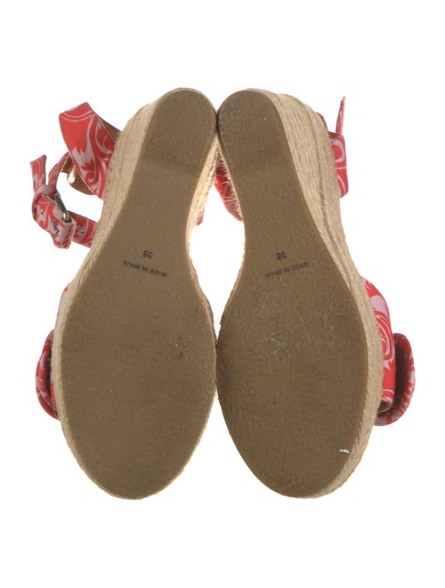 Marc by Marc Jacobs Satin Floral Print Espadrilles