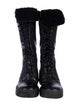 Marc by Marc Jacobs Leather Combat Boots