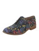 Marc by Marc Jacobs Leather Floral Print Oxfords