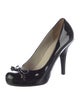 Marc by Marc Jacobs Patent Leather Bow Accents Pumps