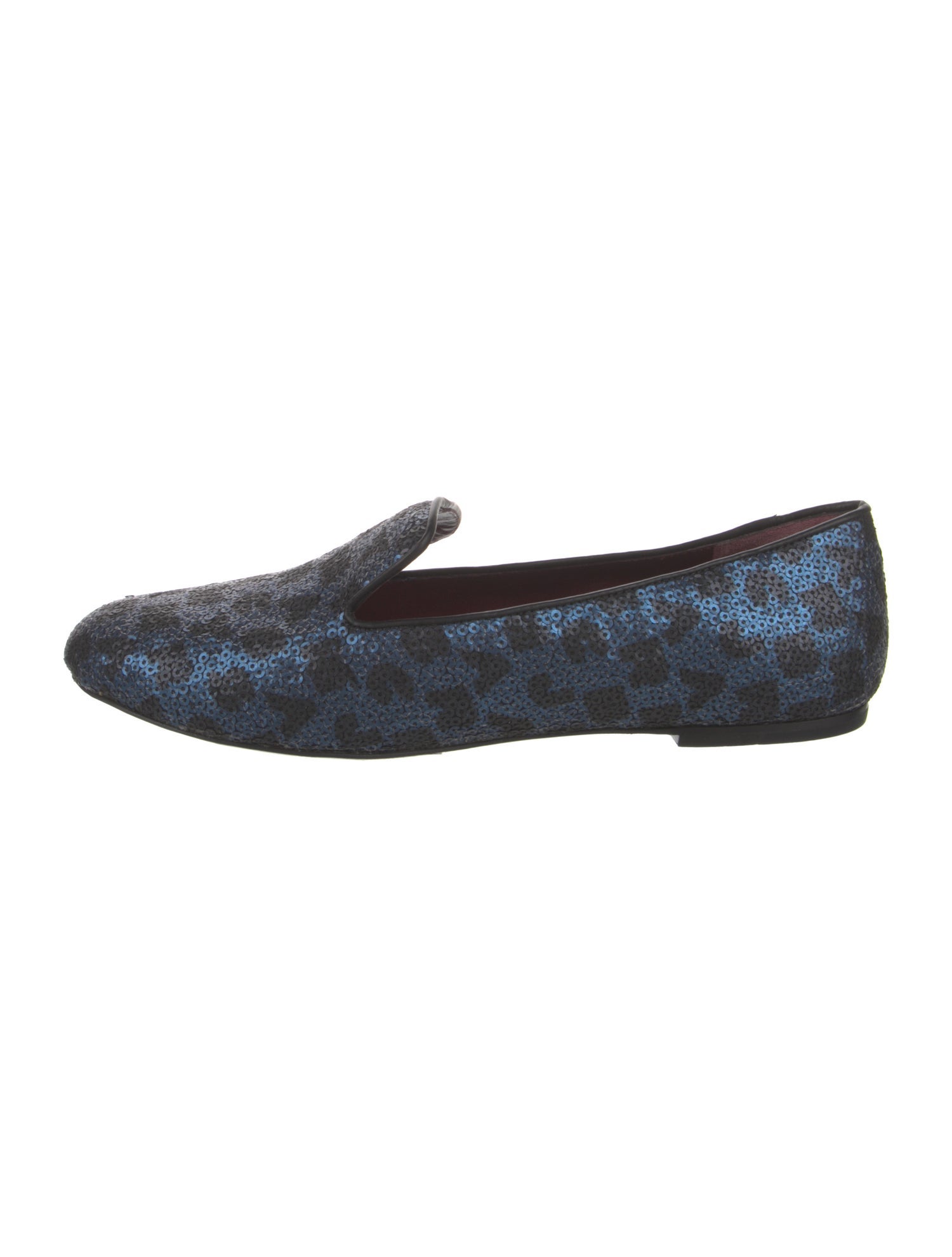 Marc by Marc Jacobs Sequins Animal Print Loafers