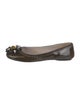 Marc by Marc Jacobs Patent Leather Crystal Embellishments Flats