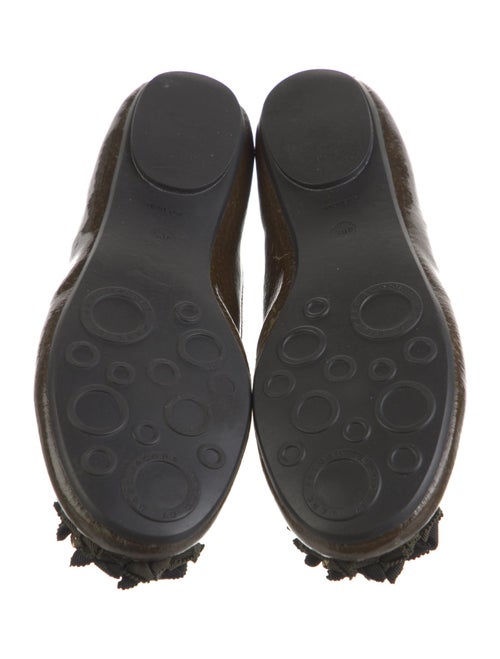 Marc by Marc Jacobs Patent Leather Crystal Embellishments Flats