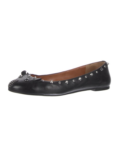 Marc by Marc Jacobs Leather Studded Accents Ballet Flats