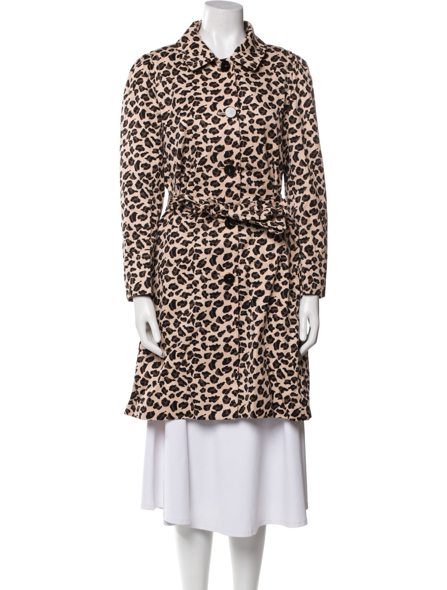 Marc by Marc Jacobs Animal Print Trench Coat