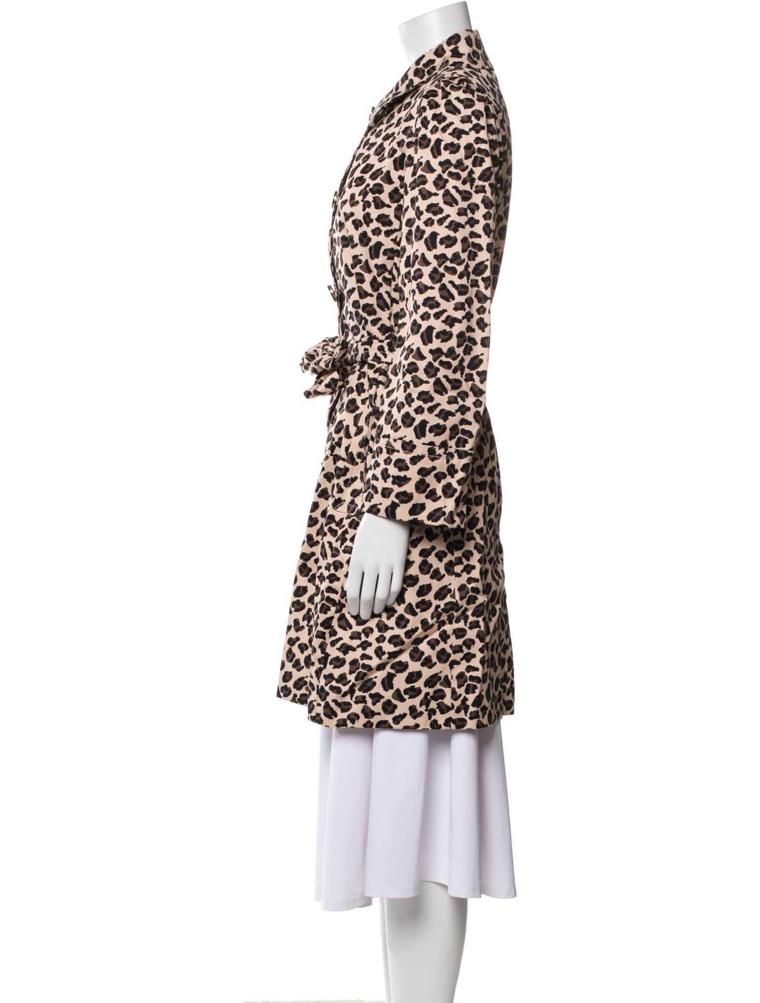 Marc by Marc Jacobs Animal Print Trench Coat