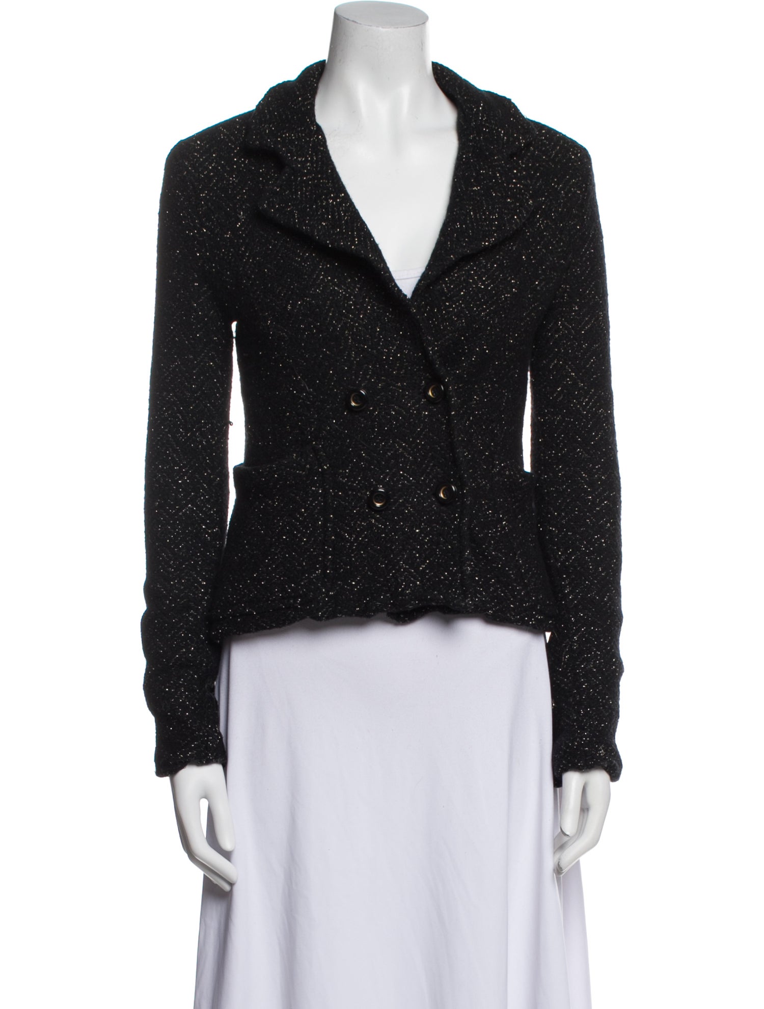 Marc by Marc Jacobs Wool Tweed Pattern Blazer