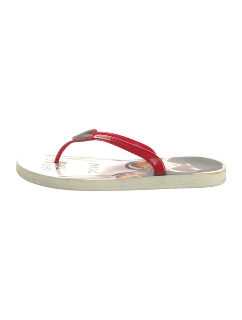 Marc by Marc Jacobs Rubber Printed Flip Flops