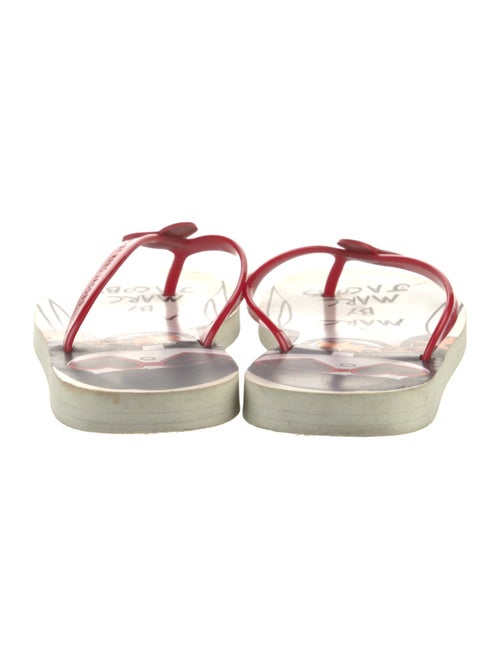 Marc by Marc Jacobs Rubber Printed Flip Flops