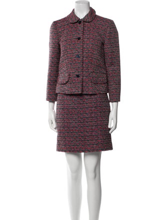 Marc by Marc Jacobs Tweed Pattern Skirt Suit