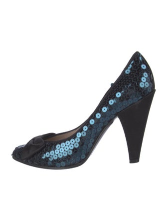 Marc by Marc Jacobs Sequins Bow Accents Pumps