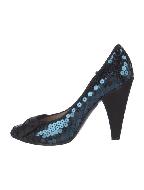 Marc by Marc Jacobs Sequins Bow Accents Pumps