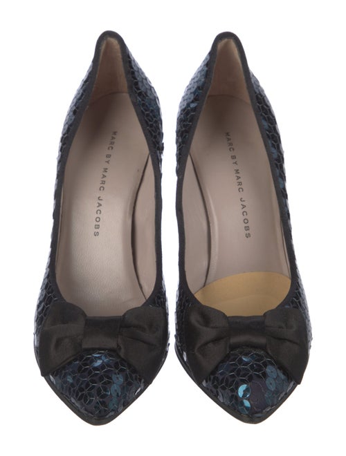 Marc by Marc Jacobs Sequins Bow Accents Pumps