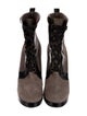 Marc by Marc Jacobs Suede Colorblock Pattern Lace-Up Boots