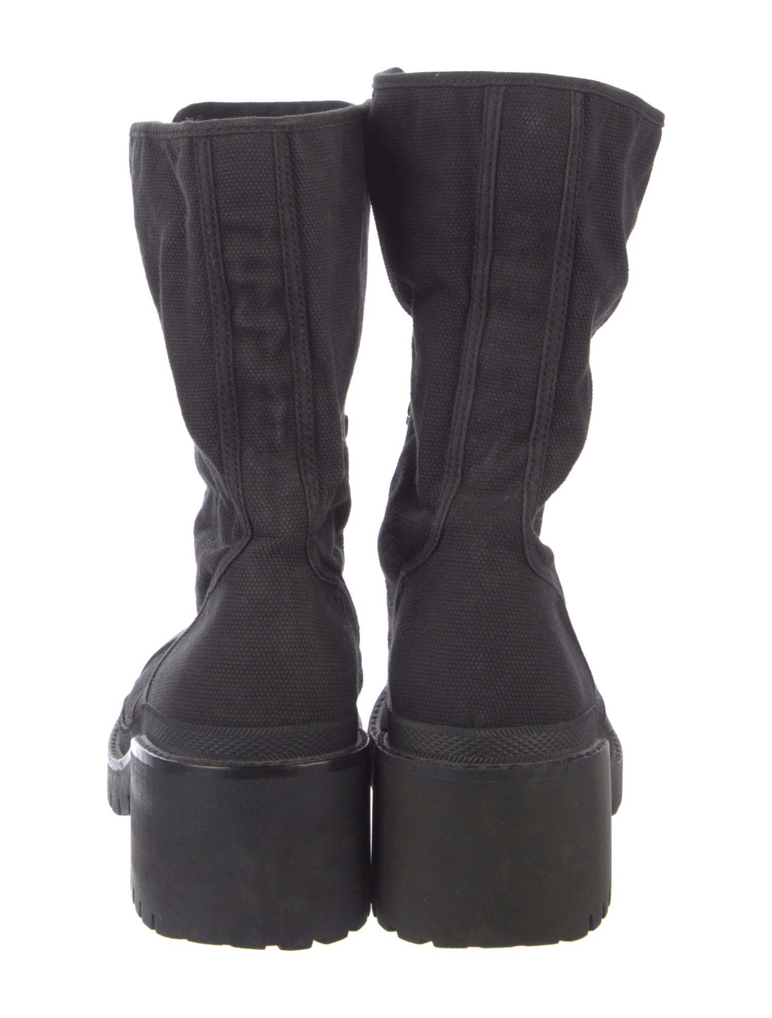 Marc by Marc Jacobs Canvas Combat Boots